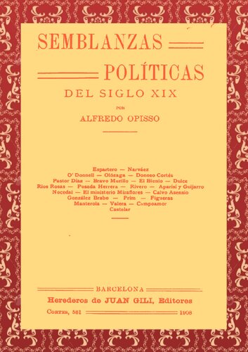 Semblanzas politicas del siglo XIX
