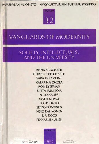 Vanguards of Modernity: Society, Intellectuals and the University