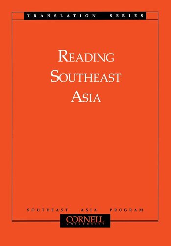 Reading Southeast Asia: translation of contemporary Japanese scholarship on Southeast Asia.