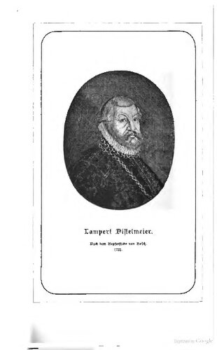 Lampert Distelmeier, brandenburgischer Kanzler / Zu einigen, angeblich von Herrn von Bismarck-Schönhausen herrührenden Artikeln der Kreuzzeitung aus den Jahren 1848 / Der Berliner Volksdialekt