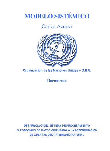 Modelo Sistemico