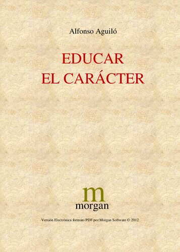 Educar El Caracter