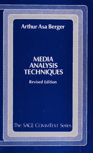 Media Analysis Techniques