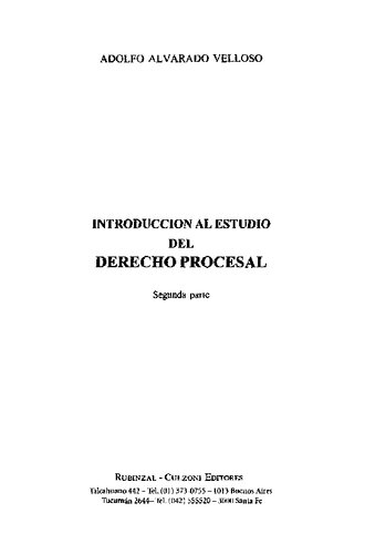 Introduccion Al Estudio Del Derecho Procesal