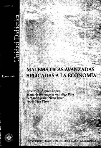 Matematicas Avanzadas Aplicadas A La Economia