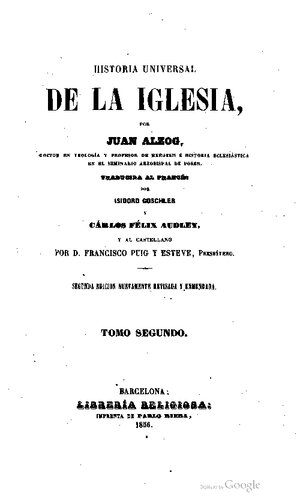 Historia universal de la iglesia