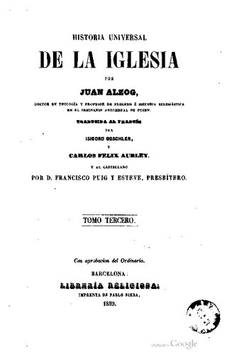 Historia universal de la Iglesia, 3