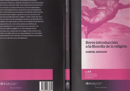 Breve Introduccion A La Filosofia De La Religion