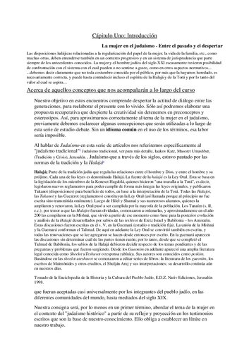 Cápitulo Uno: Introducción