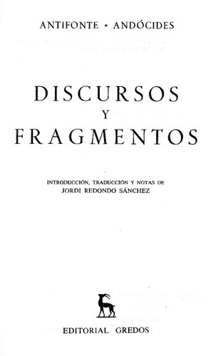Discursos Y Fragmentos
