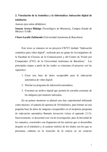 Vinculacion De La Semiotica Y La Informatica