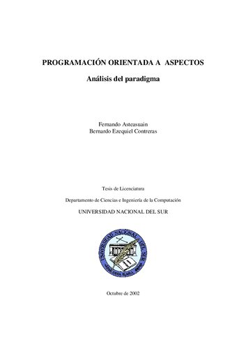 Programacion Orientada A Aspectos