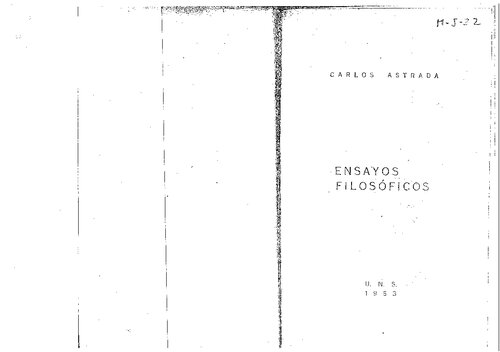 Ensayos Filosoficos (1963)