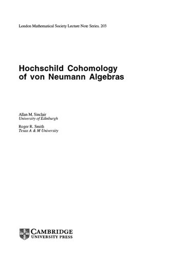 Hochschild Cohomology of von Neumann Algebras