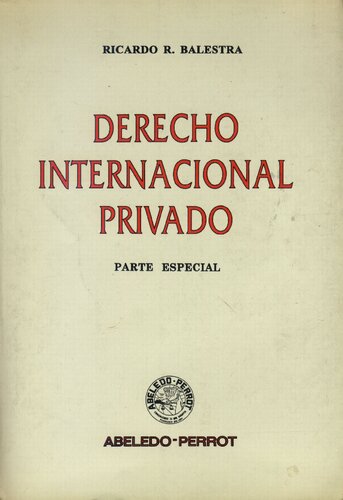 Derecho Internacional Privado