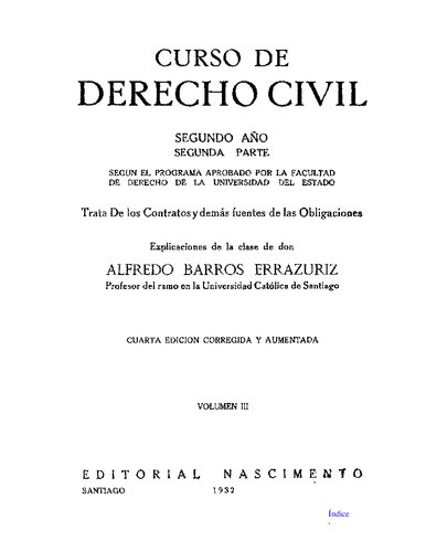 Curso de Derecho Civil