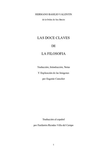 Las Doce Claves De La Filosofia