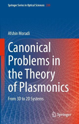 Canonical Problems in the Theory of Plasmonics: From 3D to 2D Systems