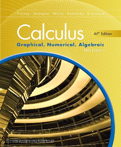 Calculus: Graphical, Numerical, Algebraic