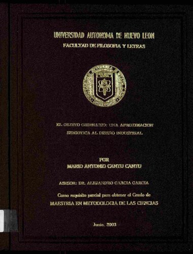 El objeto ordinario: una aproximación semiótica al diseño industrial