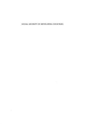 Social security in developing countries