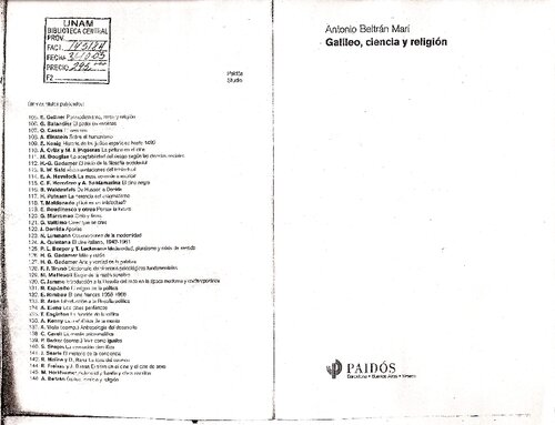 Galileo Ciencia Y Religion (Scan)