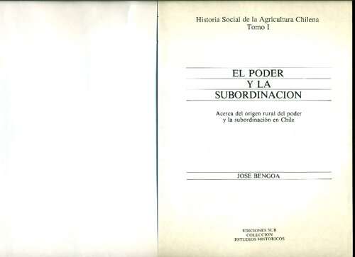 Historia social de la agricultura chilena