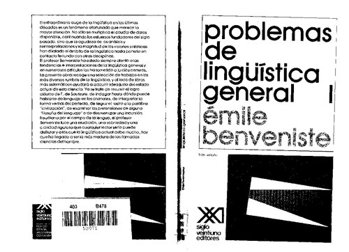Problemas De Linguistica General 1