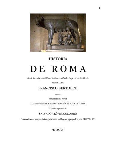 Historia de Roma I