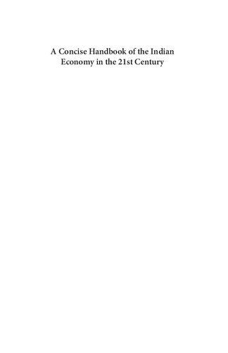 A Concise Handbook of the Indian Economy in the 21st Century