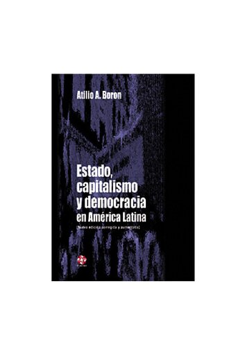 Estado Capitalismo Y Democracia En America Latina