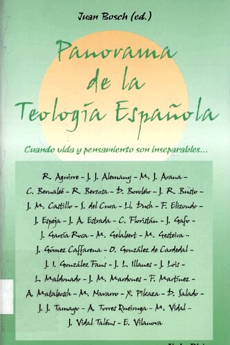 Panorama De La Teologia Espa�ola