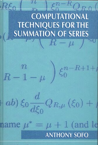Computational Techniques for the Summation of Series