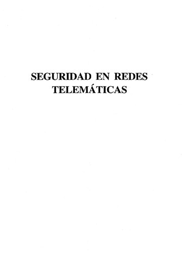 Seguridad En Redes Telematicas(opt)