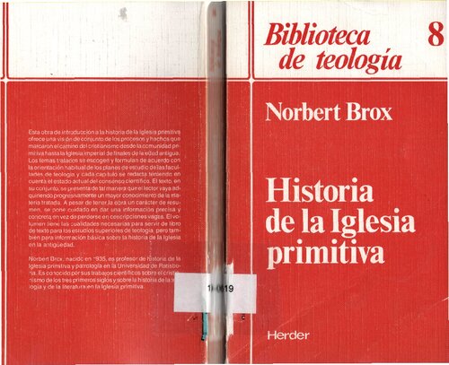 Historia De La Iglesia Primitiva