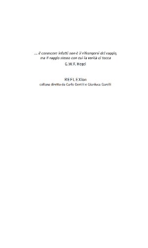 Pensare l'esperienza. Una lettura dell'Antropologia di Hegel