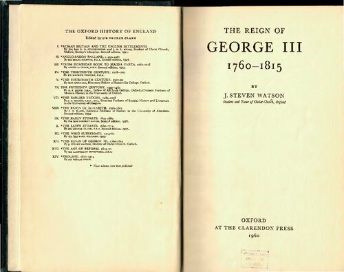 The Reign of George III 1760-1815