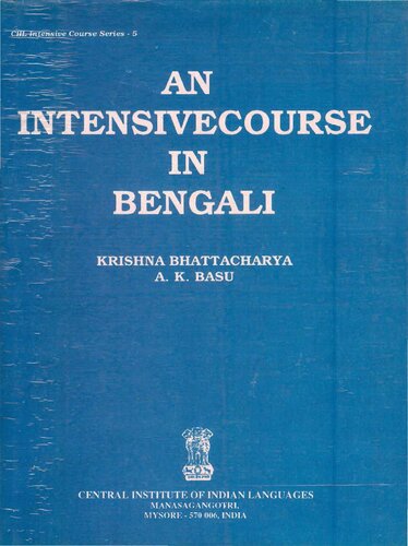 An Intensive Course in Bengali