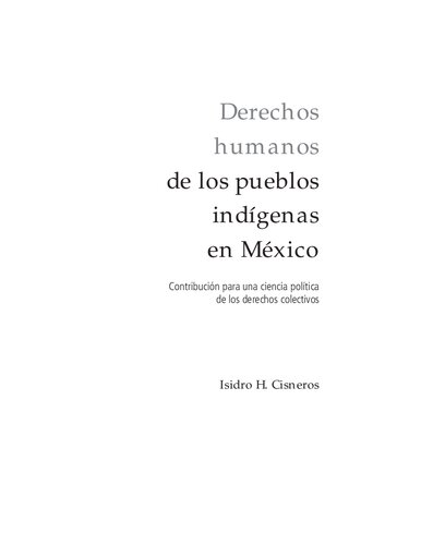 Derechos Humanos De Los Pueblos Indigenas En Mexico