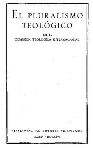 El Pluralismo Teologico