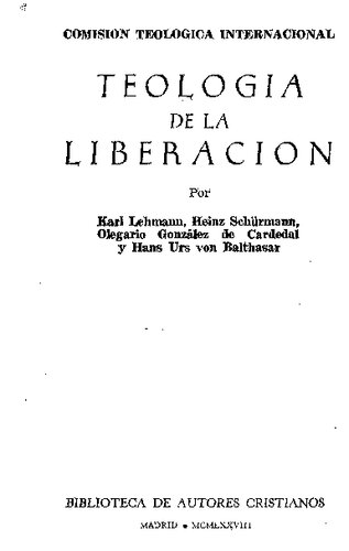 Teologia De La Liberacion