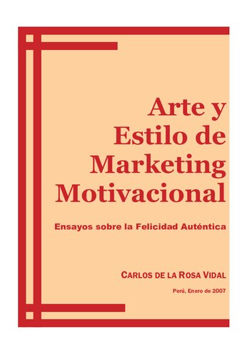 Carlos de la Rosa Vidal - Arte y Estilo de Marketing Motivacional