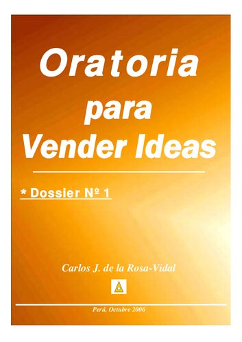 Oratoria para Vender Ideas