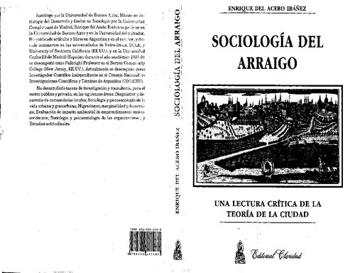 Sociologia Del Arraigo