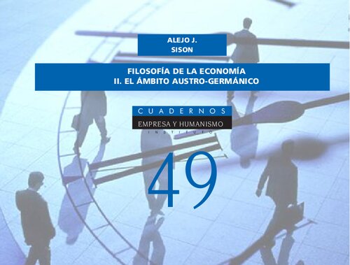 FILOSOFÍA DE LA ECONOMÍA  II. EL ÁMBITO AUSTRO-GERMÁNICO