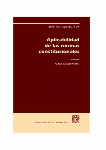 Aplicabilidad De Las Normas Constitucionales