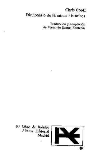 Diccionario De Terminos Historicos