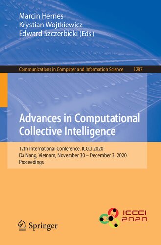 Advances in Computational Collective Intelligence: 12th International Conference, ICCCI 2020, Da Nang, Vietnam, November 30 – December 3, 2020, Proceedings