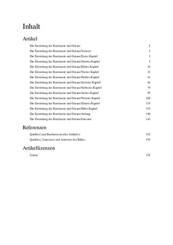 Die Entstehung der Kontinente und Ozeane