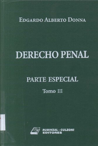 Derecho Penal Tomo Tercero